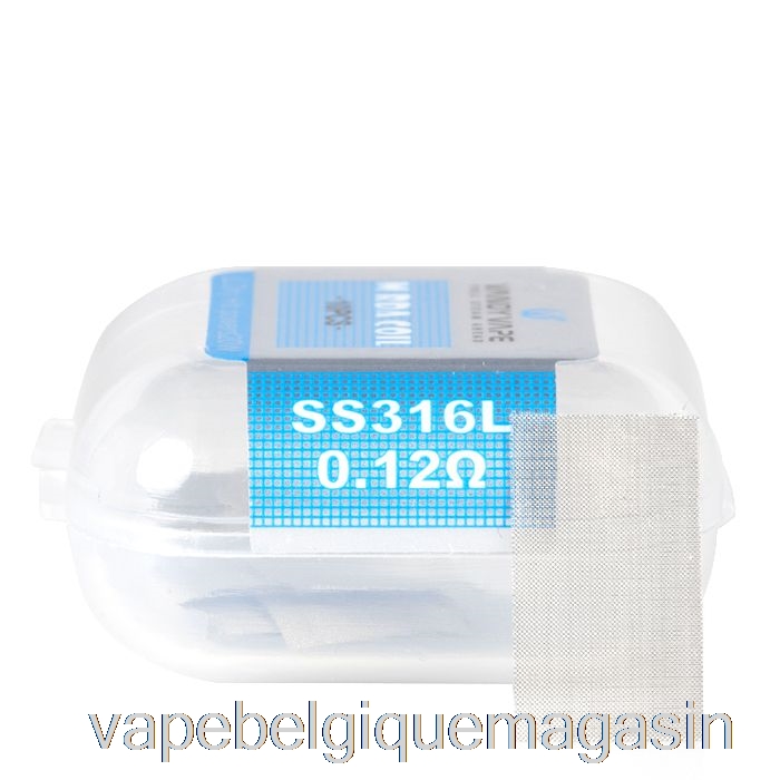 Vape Belgique Vandy Vape M Mesh Sheet Coils (10 Feuilles) M V2 Rda Coil - 0.12ohm Ss316l (10pc)